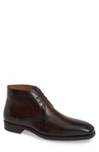 Men's Magnanni Mundo Plain Toe Chukka Boot M - Brown