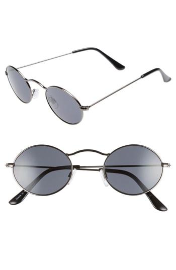 Women's Bp. 48mm Small Oval Sunglasses - Black