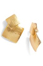Women's Oscar De La Renta Geo Collage Clip Earrings