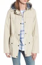 Women's Barbour Barometer Hooded Jacket Us / 14 Uk - Beige