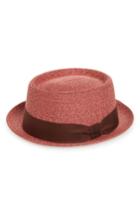 Men's Bailey Waits Porkpie Hat - Red