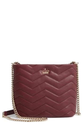 Kate Spade New York Reese Park - Ellery Leather Crossbody Bag - Red