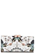 Women's Ted Baker London Butterfly Print Leather Matinee Wallet -
