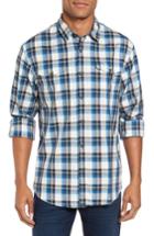 Men's Coastaoro Seacliff Plaid Flannel Shirt, Size - Blue