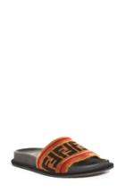 Women's Fendi Logo Slide Sandal Us / 35.5eu - Beige