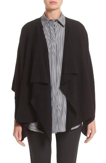 Women's Lafayette 148 New York Cashmere Wrap, Size - Black