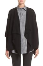 Women's Lafayette 148 New York Cashmere Wrap, Size - Black