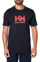 Men's Helly Hansen Logo Cotton T-shirt - Blue