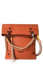 Sherpani Rebel Coated Canvas Crossbody Bag - Orange