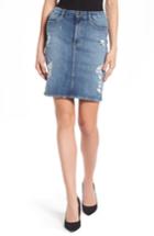 Women's Good American High Waist Denim Pencil Skirt