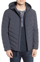 Men's Marc New York Delavan Down Hooded Jacket, Size - Grey