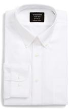 Men's Nordstrom Men's Shop Smartcare(tm) Classic Fit Dress Shirt .5 - 32/33 - White