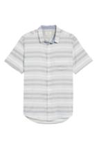 Men's Quiksilver Aventail Stripe Shirt - Blue
