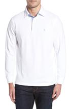 Men's Tailorbyrd Two-tone Pique Knit Polo - White