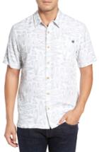 Men's Jack O'neill Waveriders Print Camp Shirt, Size - White