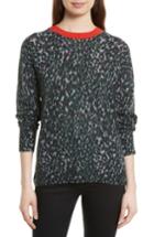 Women's Equipment Melanie Leopard Print Cashmere Sweater