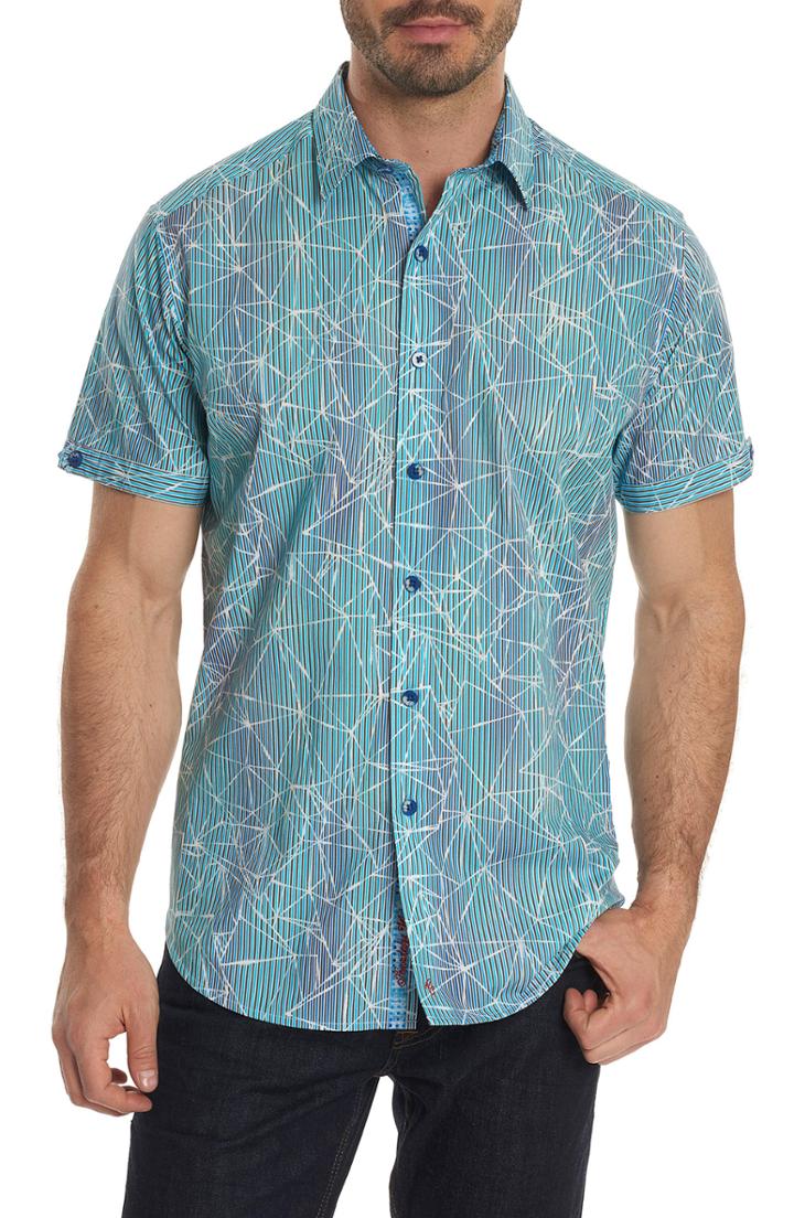 Men's Robert Graham Illusions Print Sport Shirt