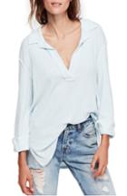 Women's Free People Annie Pullover Top - Blue