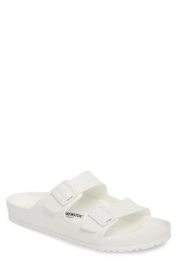 Men's Birkenstock 'essentials - Arizona Eva' Waterproof Slide Sandal -9.5us / 42eu D - White