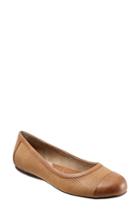 Women's Softwalk 'napa' Flat M - Brown