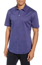 Men's Zachary Prell Avellan Fit Sport Shirt, Size Small - Blue