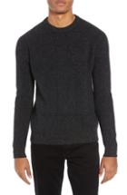 Men's Billy Reid Regular Fit Crewneck Sweater - Grey
