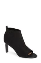 Women's Taryn Rose Helene Peep Toe Bootie M - Black