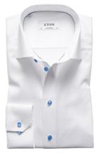 Men's Eton Contemporary Fit Twill Dress Shirt - White