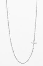 Women's Bony Levy Cross Station Necklace (nordstrom Exclusive)