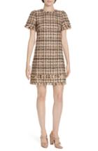 Women's Kate Spade New York Two-tone Tweed Dress - Beige