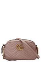 Gucci Gg Marmont 2.0 Matelasse Leather Camera Bag - Beige