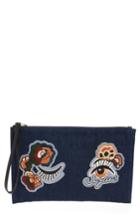 See By Chloe Andy Applique Denim Pouch -