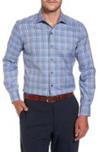 Men's David Donahue Check Sport Shirt - Green