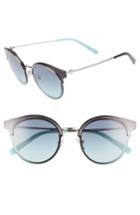 Women's Tiffany & Co. 64mm Round Gradient Lens Sunglasses - Silver Gradient