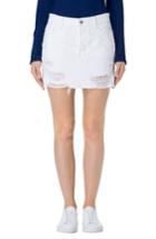 Women's J Brand Bonny Cutoff Denim Miniskirt
