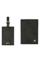 Beis Travel Luggage Tag & Passport Holder Set - Green