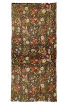 Women's Gucci Golden Flora Pleated Stole, Size - Black