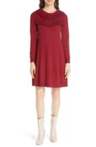 Women's Kate Spade New York Fringe Sweater Dress, Size - Red