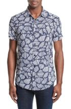 Men's Armani Jeans Trim Fit Print Sport Shirt