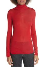 Women's Elizabeth And James Cole Silk & Alpaca Sweater - Red