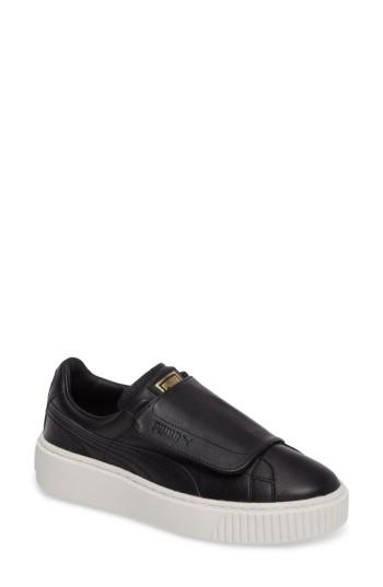 Women's Puma Basket Platform Sneaker M - Purple