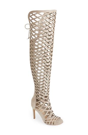 Women's Vince Camuto 'keliana' Over The Knee Boot M - Brown