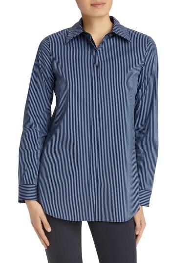 Women's Lafayette 148 New York 'brody - Palace Stripe' Blouse