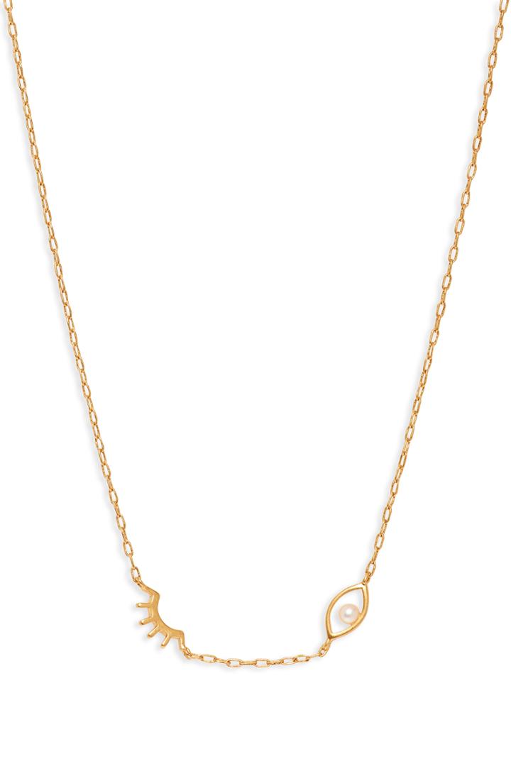 Women's Madewell Pearl Winky Necklace