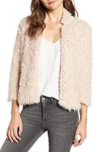 Women's Bishop + Young Faux Fur Jacket - Pink