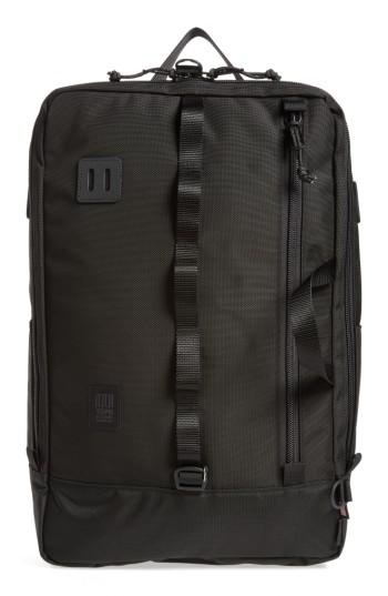 Men's Topo Designs Travel Backpack - Black