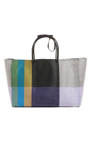 Truss Large Woven Tote - Green