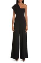 Women's Stella Mccartney One-shoulder Wide Leg Knit Jumpsuit Us / 36 It - Black