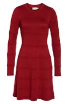 Women's Eliza J A-line Sweater Dress, Size - Burgundy