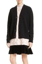 Women's N?21 Lace Back Wool Blend Cardigan Us / 36 It - Black